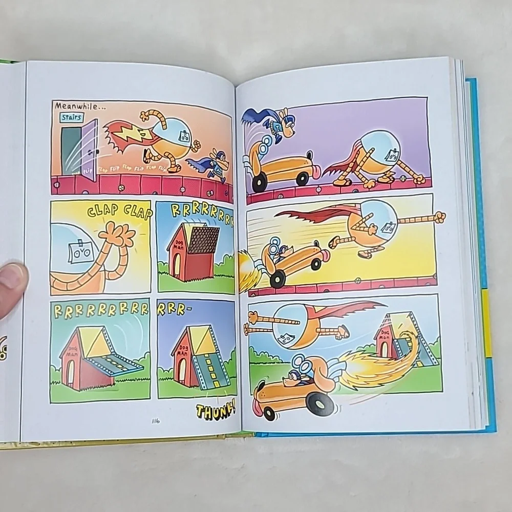 Kids/Childs Dog Man Two Book Set by Dav Pilkey 'Lord of the Fleas'/'And Cat Kid'